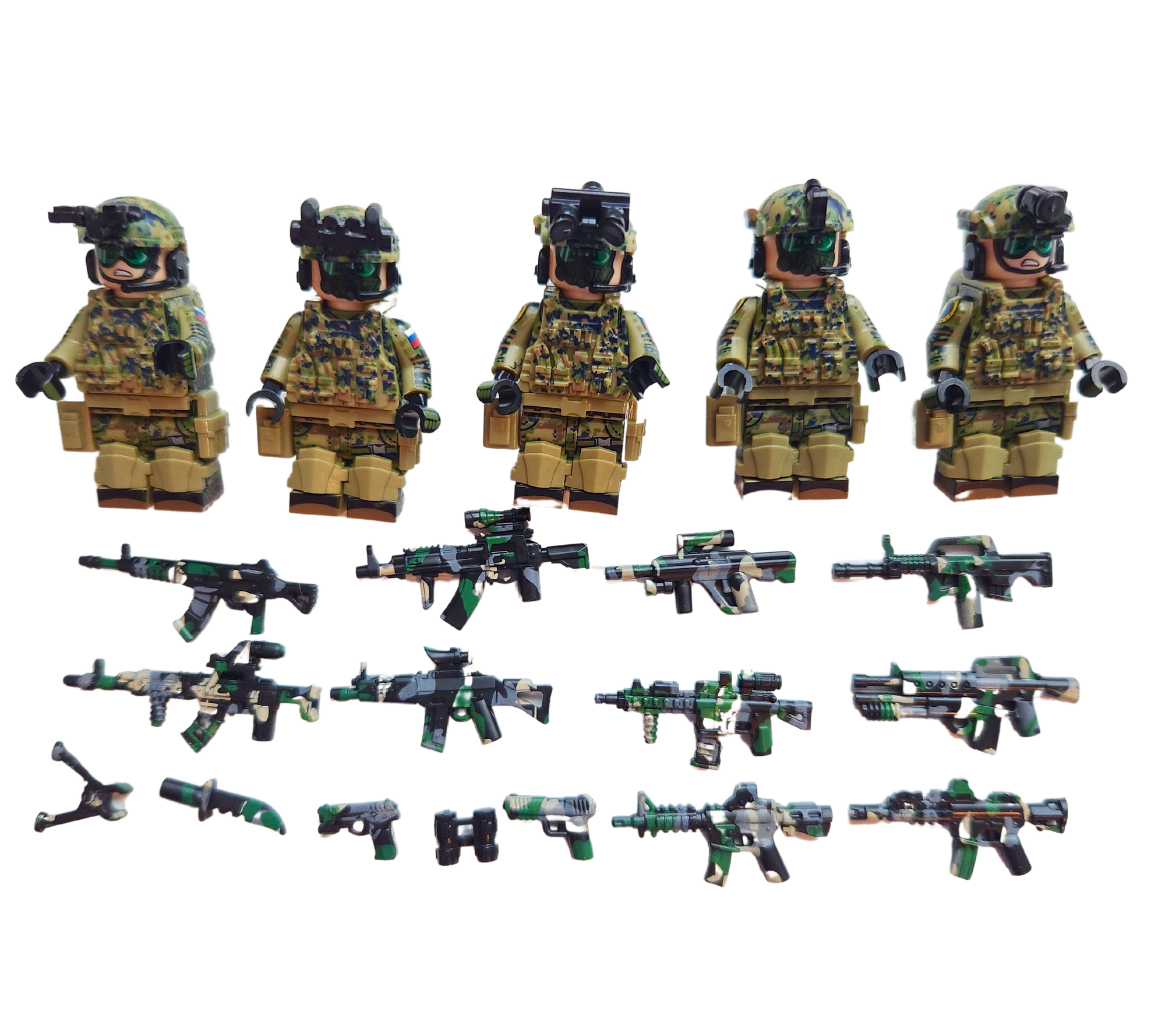 Russian Spetsnaz 5 Man Heavy Fire Team - Mil-Blox
