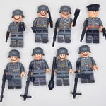 WWII - German Army 8 Man Squad - Mil-Blox