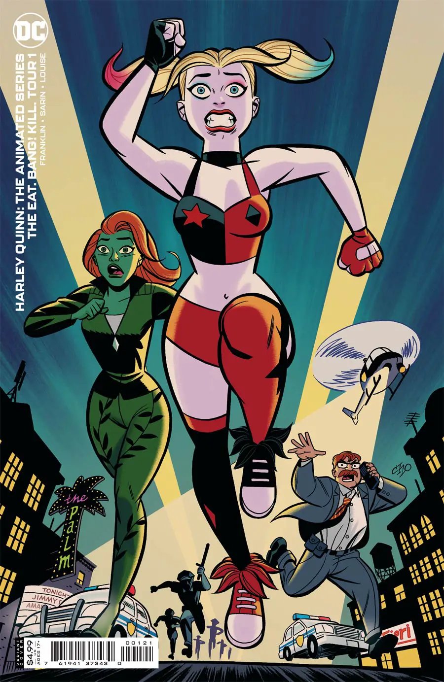 HARLEY QUINN THE ANIMATED SERIES THE EAT BANG KILL TOUR #1 (OF 6) CVR B MICHAEL CHO CARD STOCK VAR (09/15/2021) by Unknown Comic Books
