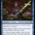 Emry, Lurker of the Loch (NEC-091) - Neon Dynasty Commander