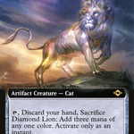Diamond Lion (MH2-470) - Modern Horizons 2: (Extended Art)