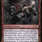 Dominating Vampire (VOW-305) - Innistrad: Crimson Vow: (Showcase)