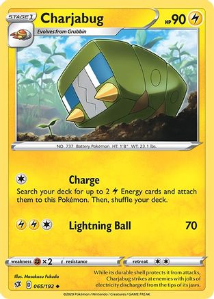 Charjabug 065/192 - SWSH02 Rebel Clash