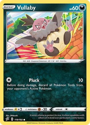 Vullaby 119/192 - SWSH02 Rebel Clash
