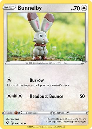 Bunnelby 146/192 - SWSH02 Rebel Clash