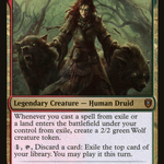 Faldorn, Dread Wolf Herald (CLB-647) - Commander Legends: Battle for Baldur's Gate Foil