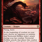 Territorial Hellkite (CLB-809) - Commander Legends: Battle for Baldur's Gate