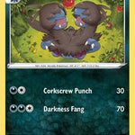 Zweilous 109/189 - SWSH03 Darkness Ablaze