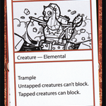 Siege Elemental (CMB1-064) - Mystery Booster Playtest Cards 2021