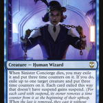 Sinister Concierge (PPSNC-30P) - New Capenna Commander Promos Foil