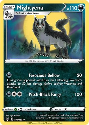 Mightyena 104/185 - SWSH04 Vivid Voltage