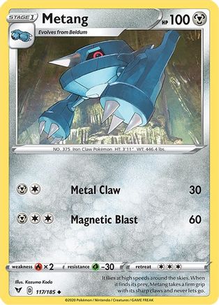 Metang 117/185 - SWSH04 Vivid Voltage