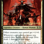 Judith, the Scourge Diva (PRE-185S) - Ravnica Allegiance Promos Foil