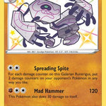 Galarian Runerigus SV066/SV122 - Shining Fates Shiny Vault Holofoil