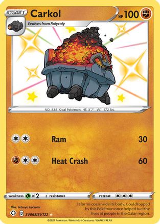 Carkol SV068/SV122 - Shining Fates Shiny Vault Holofoil