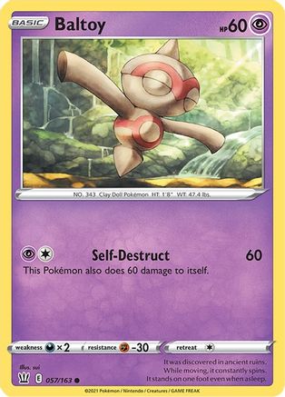 Baltoy 057/163 - SWSH05 Battle Styles