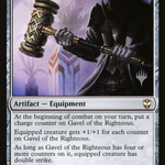 Gavel of the Righteous (PPSNC-083) - New Capenna Commander Promos Foil