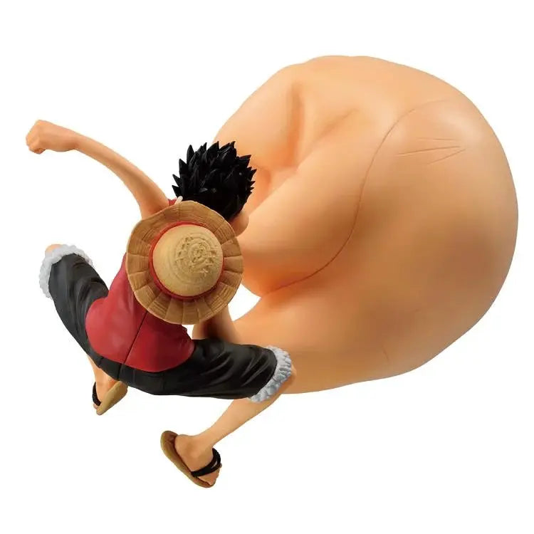 One Piece Ichibansho Monkey D. Luffy Gear 3 figure from THE MIGHTY HOBBY SHOP, showing Luffy in his Gear 3 transformation.