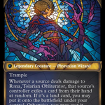 Rona, Herald of Invasion // Rona, Tolarian Obliterator (MOM-295) - March of the Machine: (Showcase)
