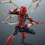 Spider-Man: No Way Home S.H. Figuarts Iron-Spider action figure with detailed costume and poseable joints, from THE MIGHTY HOBBY SHOP.