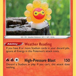 Castform Sunny Form 022/198 - SWSH06 Chilling Reign