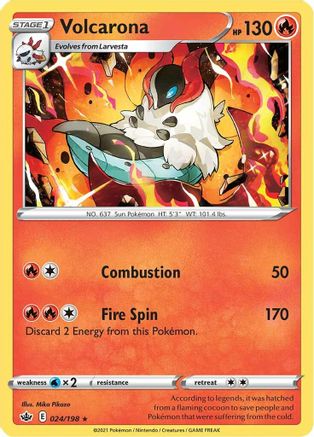 Volcarona 024/198 - SWSH06 Chilling Reign