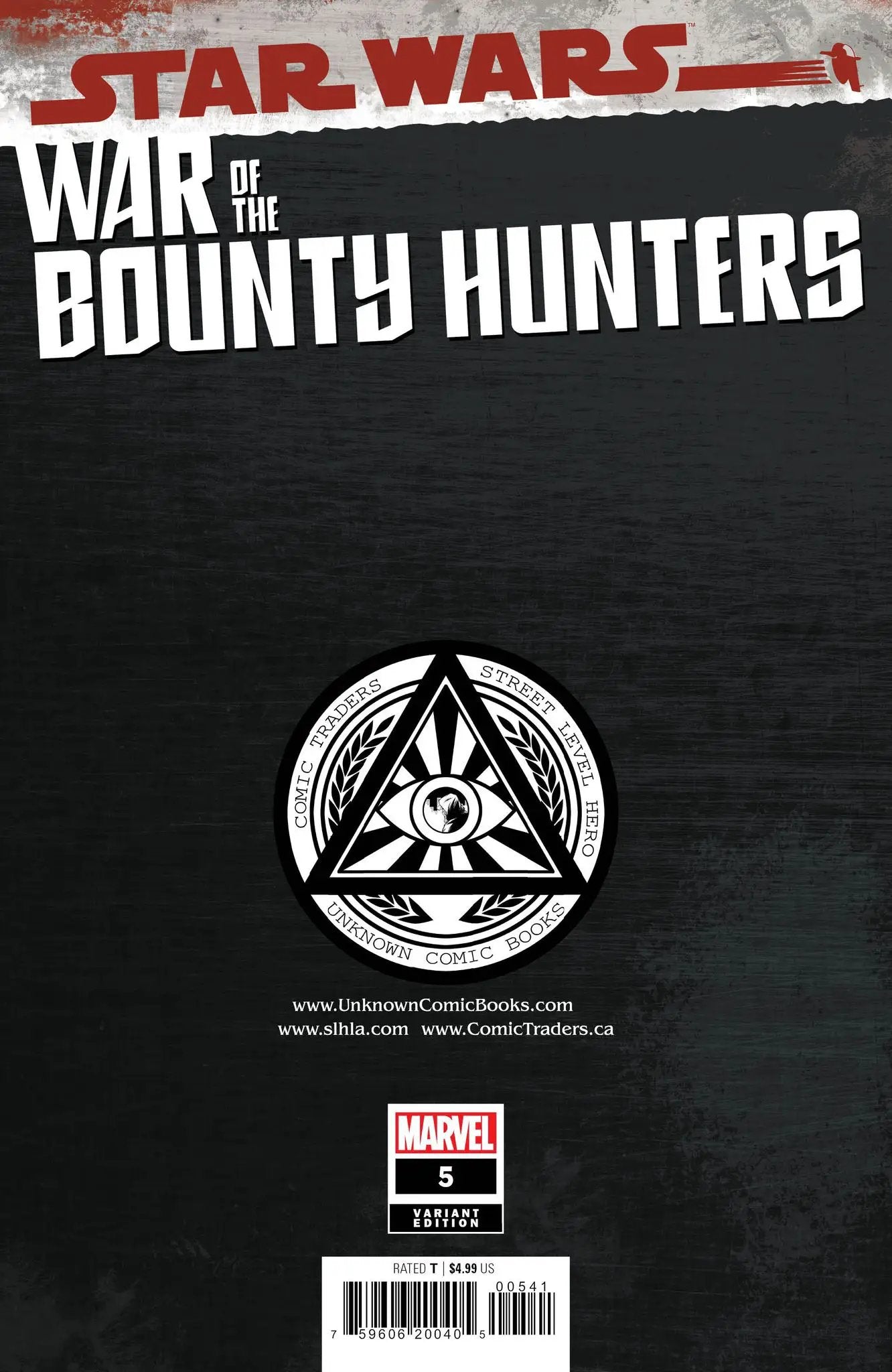 Star Wars War Bounty Hunters #5 (Of 5) Unknown Comics Gerald Parel Exclusive Var (10/06/2021)(10/13/2021) by Unknown Comic Books