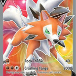 Lycanroc V (Full Art) 187/203 - SWSH07 Evolving Skies Holofoil