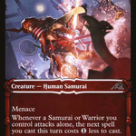 Peerless Samurai (NEO-322) - Kamigawa: Neon Dynasty: (Showcase)