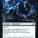 Hunted Nightmare (PRE-92S) - Ikoria: Lair of Behemoths Promos Foil