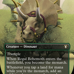 Regal Behemoth (CMM-651) - Commander Masters (Borderless)