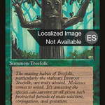 Ironroot Treefolk (4BB-) - Fourth Edition Foreign Black Border