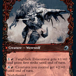 Fangblade Brigand // Fangblade Eviscerator (MID-292) - Innistrad: Midnight Hunt: (Showcase, Double Faced Transform)