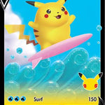 Surfing Pikachu V 008/025 - Celebrations Holofoil