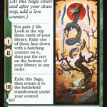 The Dragon-Kami Reborn // Dragon-Kami's Egg (NEO-181) - Kamigawa: Neon Dynasty: (fandfc, enchantment)