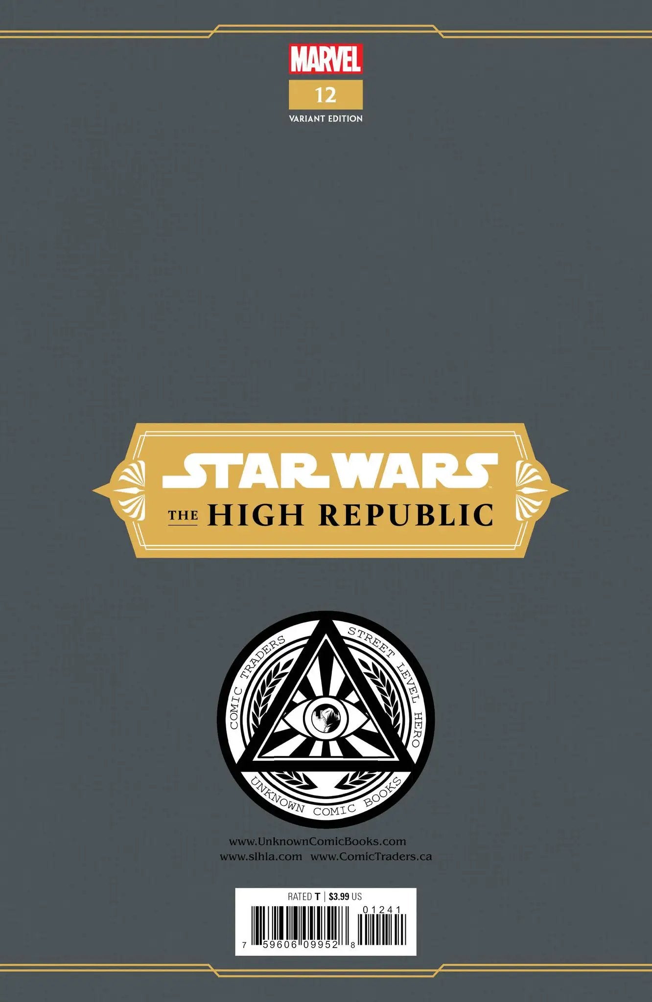 Star Wars High Republic #12 Unknown Comics Mico Suayan Exclusive Var (12/15/2021) by Unknown Comic Books
