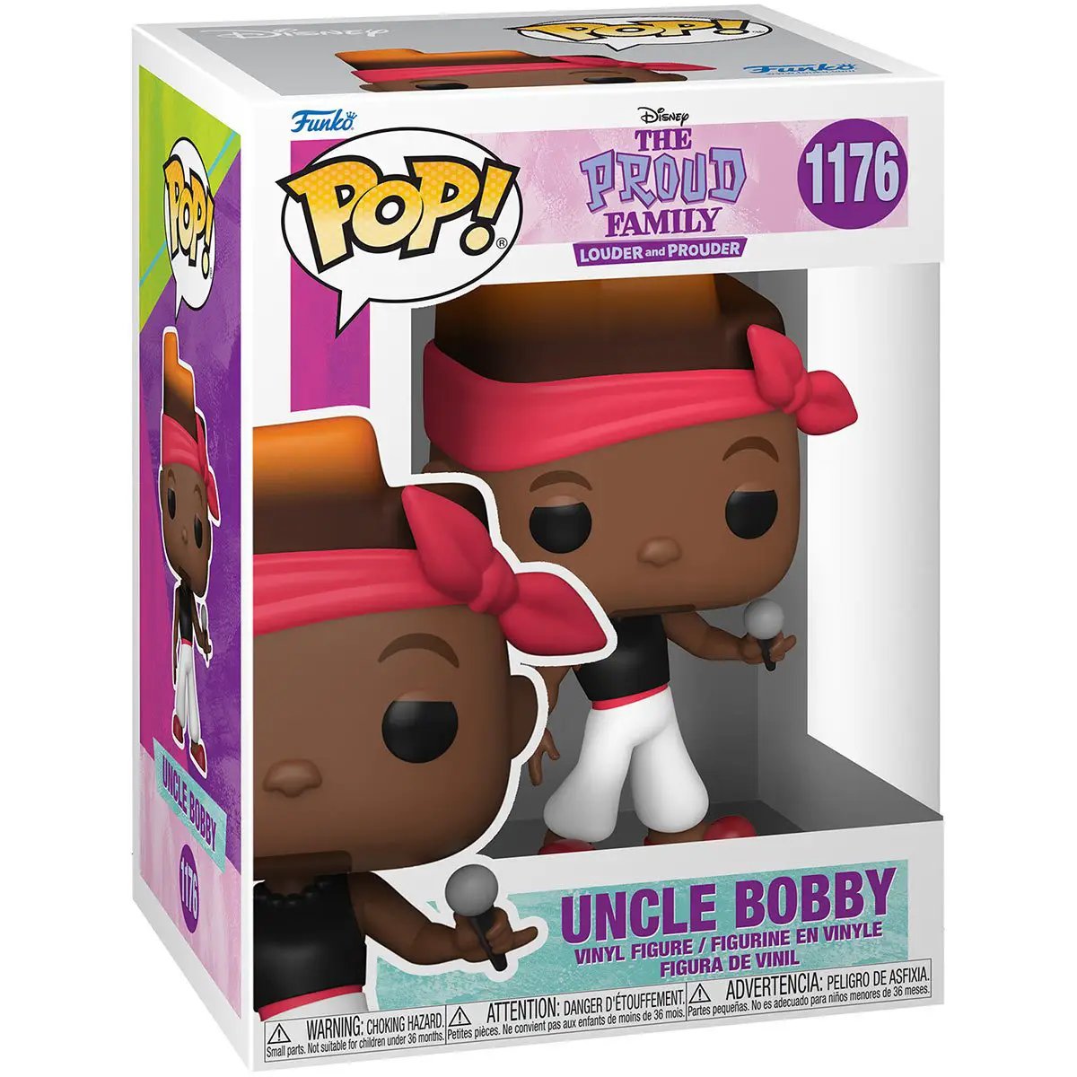 POP! Disney The Proud Family Uncle Bobby figure from THE MIGHTY HOBBY SHOP, featuring Uncle Bobby in collectible pop style.