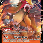 Entei V 022/172 - SWSH09 Brilliant Stars Holofoil