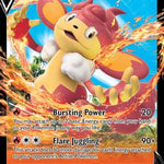 Simisear V 027/172 - SWSH09 Brilliant Stars Holofoil