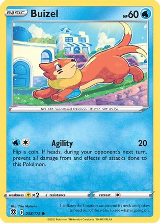 Buizel 038/172 - SWSH09 Brilliant Stars