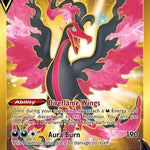 Galarian Moltres V (Secret) 183/172 - SWSH09 Brilliant Stars Holofoil