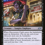 Discourtesy Clerk (UNF-070) - Unfinity