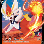 Cinderace V (# Cinderace Stamped) 043/264 - Battle Academy 2022 Holofoil