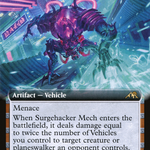 Surgehacker Mech (NEO-500) - Kamigawa: Neon Dynasty: (Extended Art)