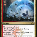 Deafening Clarion (PPTHB-165P) - Guilds of Ravnica Promos
