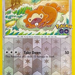 Bidoof (Peelable Ditto) 059/078 - Pokemon GO Reverse Holofoil