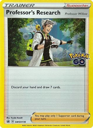Professor's Research SWSH178/307 - SWSH Sword & Shield Promo Cards Holofoil