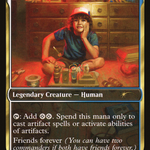 Hargilde, Kindly Runechanter (SLD-342) - Secret Lair Drop / Dustin, Gadget Genius