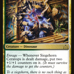 Siegehorn Ceratops (PPM20-171P) - Rivals of Ixalan Promos