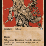 Taunting Kobold (CLB-404) - Commander Legends: Battle for Baldur's Gate: (Showcase)